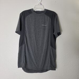 Avalanche Gray Athletic Performance T-Shirt Mens Medium Stretch
